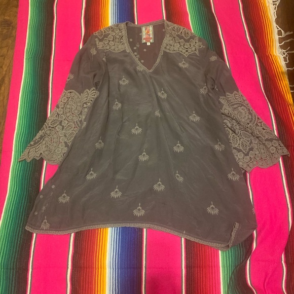 GRAY SMALL JOHNNY WAS TUNIC - Picture 5 of 8